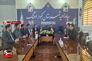 دیدار فرماندار کبودراهنگ با فرمانده سپاه ناحیه