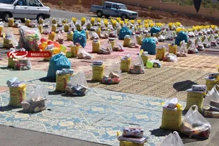 برگزاری رزمایش کمک های مومنانه در شهرستان سامان