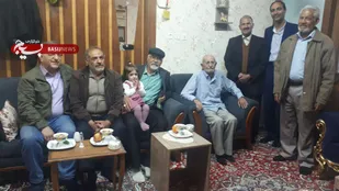 تجلیل از همکاری که 15سال قبل بازنشسته شد