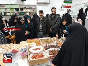 بازارچه اقتصاد مقاومتی نرجس در قم برگزار شد