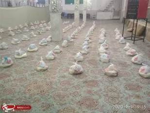 توزیع 120 بسته معیشتی بین نیازمندان توسط بسیجیان حوزه مقاومت سیدالشهدای رفسنجان