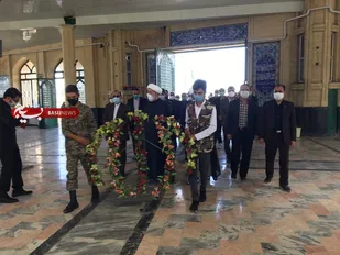 میثاق مدیران مدارس و فرماندهان واحدهای مقاومت بسیج دانش آموزی با امام و شهدا