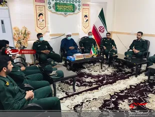 دیدار سبزپوشان قلعه گنج با امام جمعه شهرستان قلعه گنج