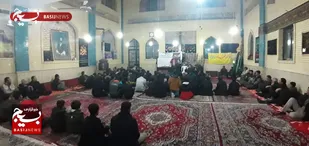 پیاده روی شبانه بسیجیان حوزه کربلا بسطام برگزار شد+ تصاویر