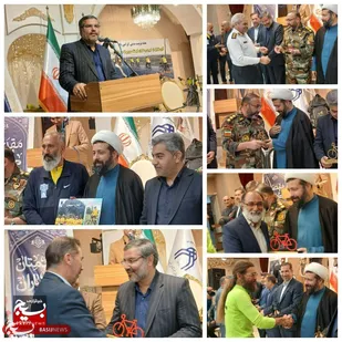 قاب بسیج از شکوه جشن تجلیل سفیران فرهنگ رکاب&zwnj;زنی و محیط&zwnj;زیست در تربت&zwnj;جام