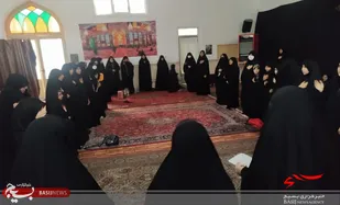 سوگواری شهادت حضرت زهرا(س) در پایگاه حضرت زینب(س) برگزار شد