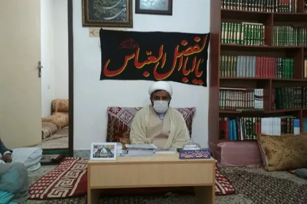دیدار اعضای ستاد هفته دفاع مقدس با امام جمعه دلگان