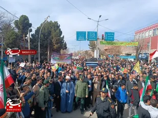 شکوه حماسه حضور جوینی ها در جشن ۴۵  سالگی انقلاب+تصاویر