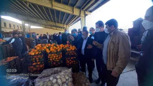 مشکلات میدان میوه و تره بار یاسوج بررسی شد