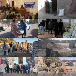 10اعزام  گروه جهادی در راستای پویش به نیت حاج قاسم به مناطق محروم