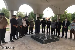 ادای احترام مسئولین شهر جورقان به مقام شامخ شهدا