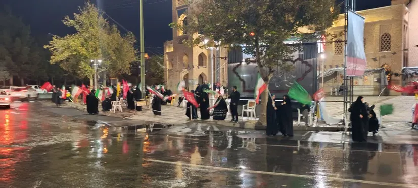قصه حضور مردم در قاب شبانه قزوین