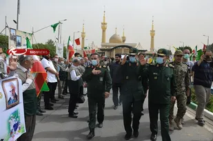 رزمایش جهادگران فاطمی در  حرم مطهر امام خمینی (ره)