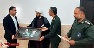 تجلیل فرمانده سپاه سیریک از شهردار بندرکوهستک