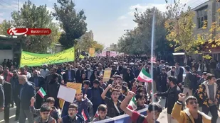 راهپیمائی 13 آبان در شهرستان فارسان