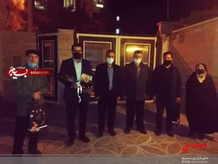 تجلیل از فرماندهان اسبق پایگاه ولیعصر(عج) روستای اروانه در سرخه