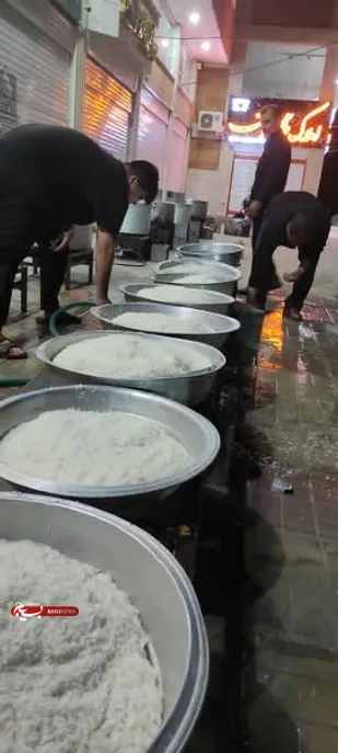 تهیه و توزیع نذری توسط گردان ۱۰9امام حسین(علیه السلام)