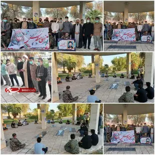 تجدید میثاق با شهدا درگلزارشهدای گمنام دهلران