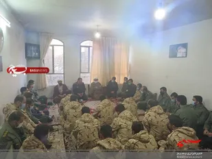 دیدار پاسدارن سپاه ناحیه خوانسار با امام جمعه شهرستان