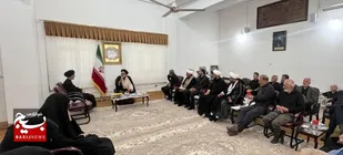 دیدار مسئول ستاد اعتکاف کشور با نماینده ولی فقیه در بام ایران