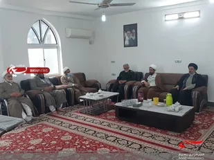 دیدار مسئول بسیج طلاب مازندران با فرمانده پایگاه حوزه
