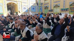 برپایی محفل باشکوه عزاداری حسینی توسط خادمیاران رضوی شاهرود