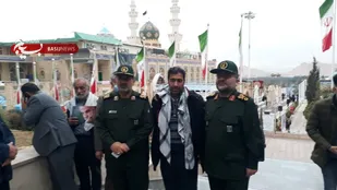 ادای احترام رییس سازمان بسیج مستضعفین به مقام شامخ سردار شهید &laquo;حاج&zwnj;قاسم سلیمانی&raquo; در کرمان