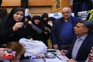 همدلی طلایی خبرنگار بسیجی همدان با جبهه مقاومت