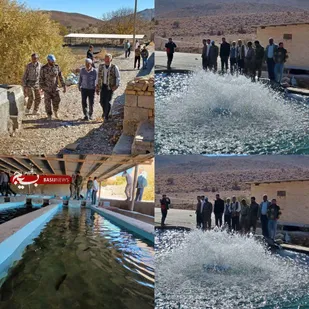 بازدید علمی از استخر تکثیر ماهی قزل آلا منطقه کرخنگان