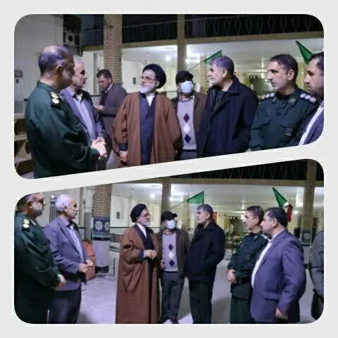 بازدید فرمانده سپاه امیرالمؤمنین استان ایلام از مسجد جامع در حال تعمیر و بهسازی دهلران