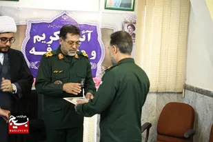 آیین سنگرسپاری معاون نیروی انسانی سپاه انصارالحسین(ع) همدان برگزار شد