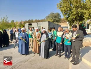 تجدید میثاق با شهیدان در اولین روز از هفته وقف گلزار شهدای شهرکرد