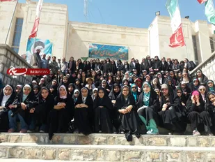 برگزاری اردوی راهیان نور غرب"نیلوفران فاطمی" استان سمنان
