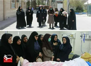 عیادت مسئولان و بانوان فعال اجتماعی استان سیستان و بلوچستان از مجروحان زن حادثه تروریستی زاهدان