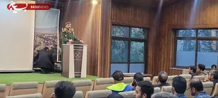نشست صمیمی و تجلیل از بسیجیان گردان هم زمان با لیالی قدر