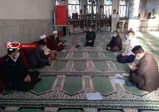 جلسه قرارگاه حافظان سلامت محله در روستای ویست