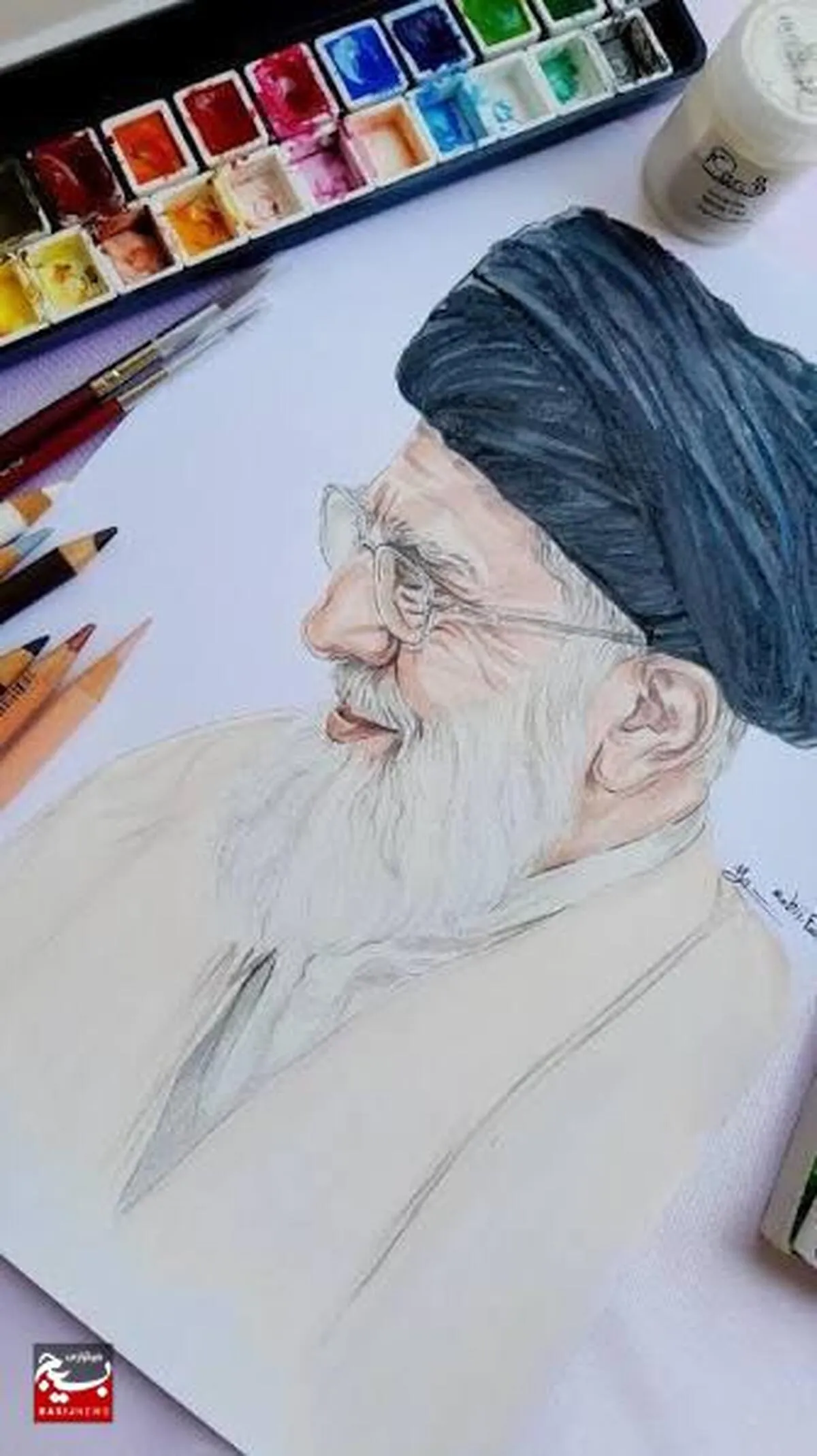 وقتی نقاشی، زبان شهدا و قهرمانان می‌شود