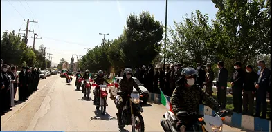 برگزاری رژه موتوری در لردگان