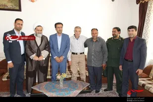 دیدار با جانبازان در شهرستان سامان