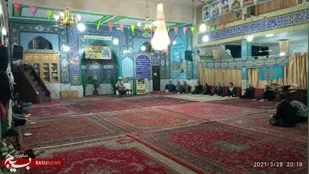 برپایی مراسم جشن نیمه شعبان در مسجد امام رضا (ع) شاهرود