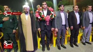 استقبال باشکوه مردم گتوند از قهرمان کشتی جهان