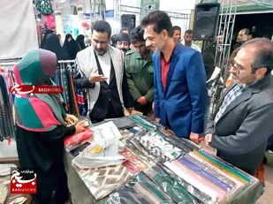 افتتاح نمایشگاه کارآفرینی و اقتصاد مقاومتی با محوریت هنرهای دستی بانوان کارآفرین در سفیدشهر