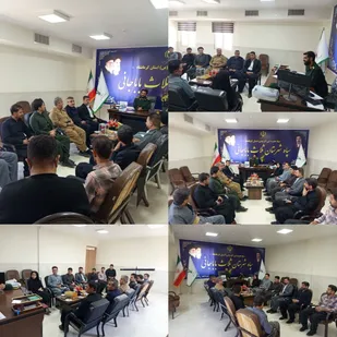 دیدار مسئولان ادارات ثلاث باباجانی با فرمانده جدید سپاه ناحیه مقاومت بسیج شهرستان