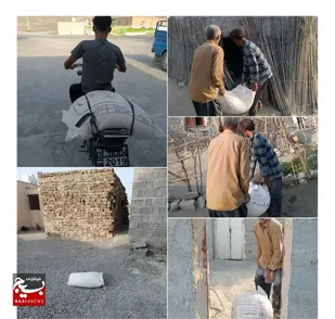 رزمایش مواسات و همدلی بین افراد نیازمند در بخش سندرک