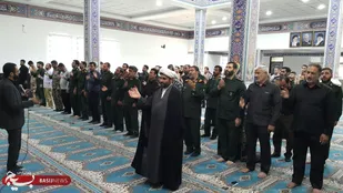 مراسم عزاداری دهه پایانی ماه صفر در سپاه فتح کهگیلویه و بویراحمد + ( فیلم )