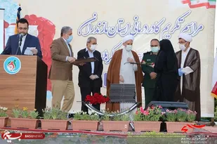مراسم تکریم از کادر درمانی مازندران