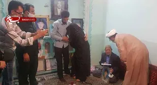 دیدار و سرکشی ناحیه جوین سپاه امام رضا(ع) از خانواده شهدا + تصاویر
