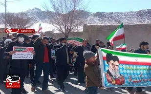 راهپیمایی قمیشلویی&zwnj;ها به مناسبت چهل و چهارمین فجر انقلاب اسلامی