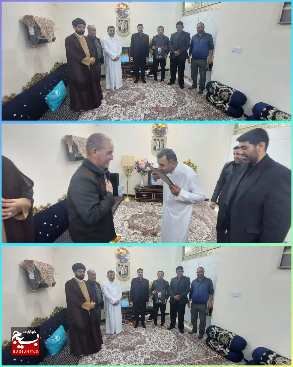 دیدار مسئولان با پاسدار پیشکوت سپاه شوش