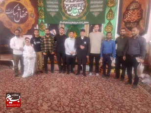 برگزاری باصفای حلقه صالحین قرآنی بسیج در جوار حرم مطهر امام رضا(ع) 